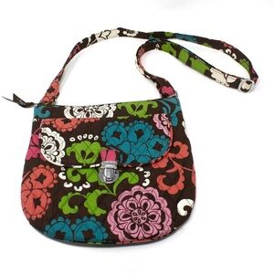 Vera Bradley Lola Floral Crossbody Bag – Adjustable Strap